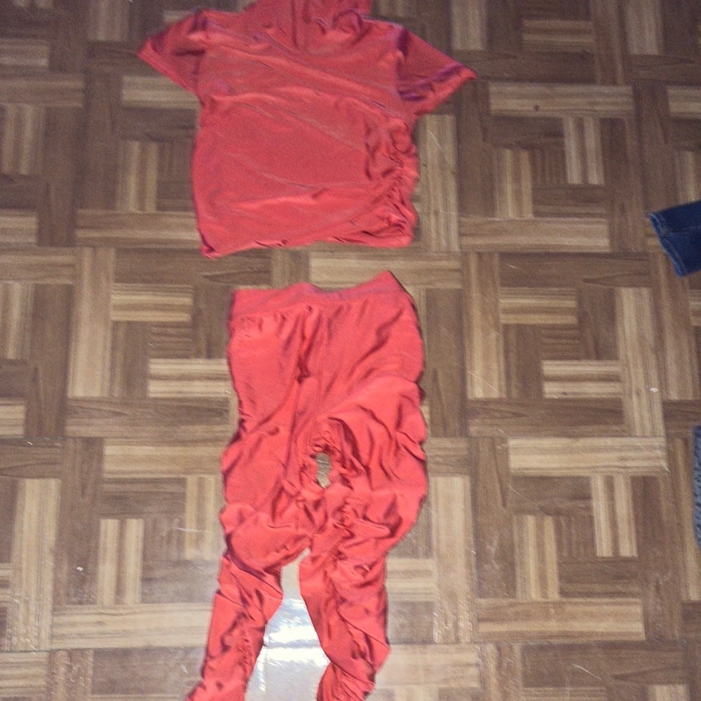 orange 2 piece
